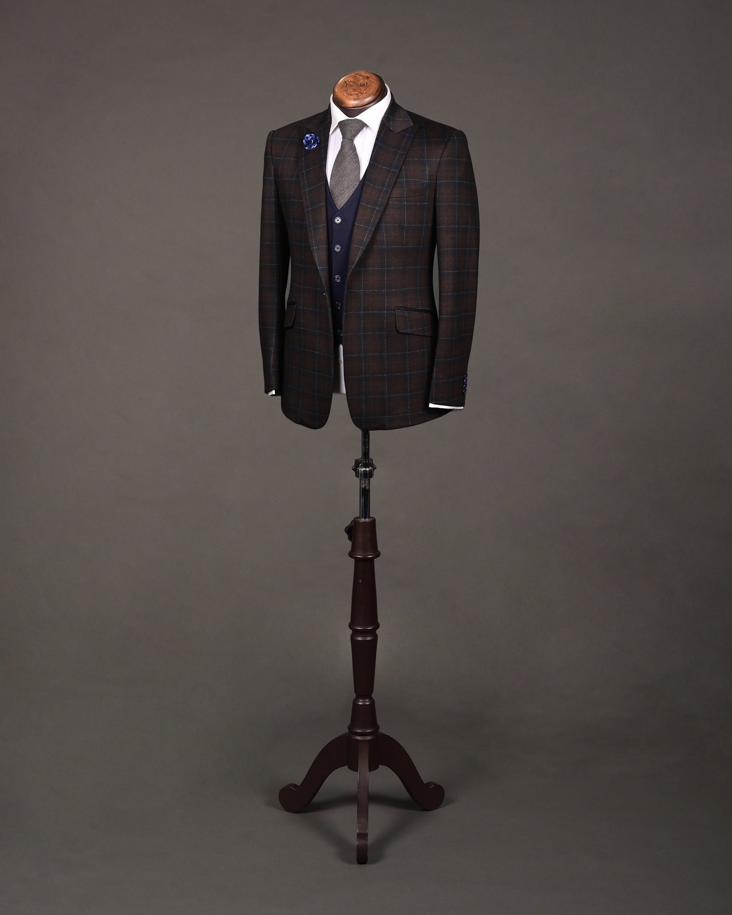 Sienna Brown Suit (Checkered Classics)