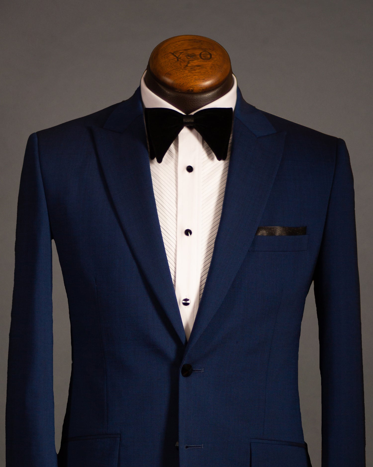 Blue tuxedo suit sale